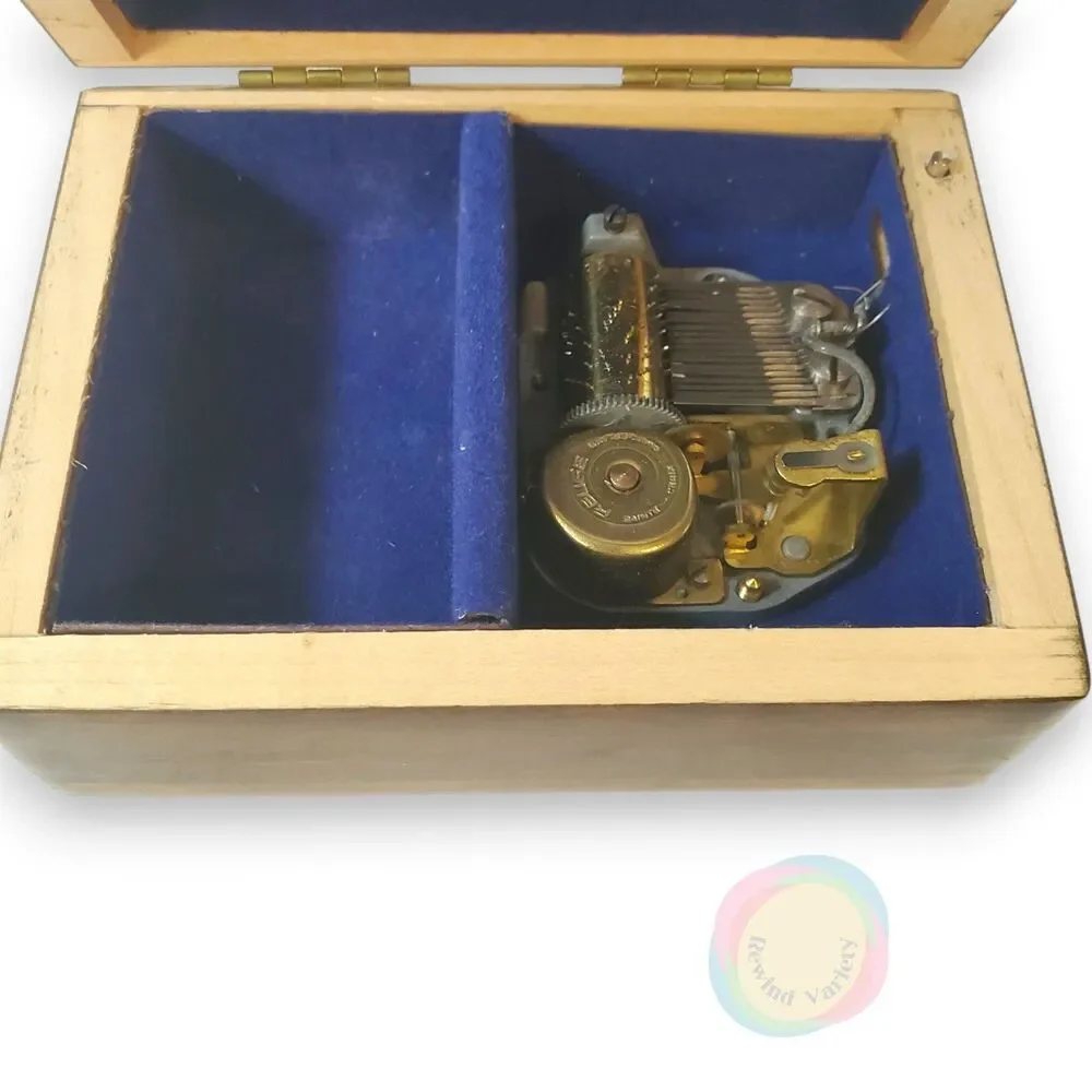 Vintage Reuge Disney Music Box Mickey Mouse Works 1970s